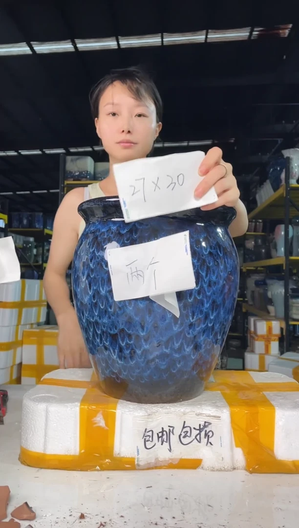 宜兴紫砂粗陶花盆27/31