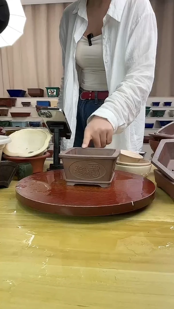 紫砂花盆紫砂花盆精品花盆微瑕