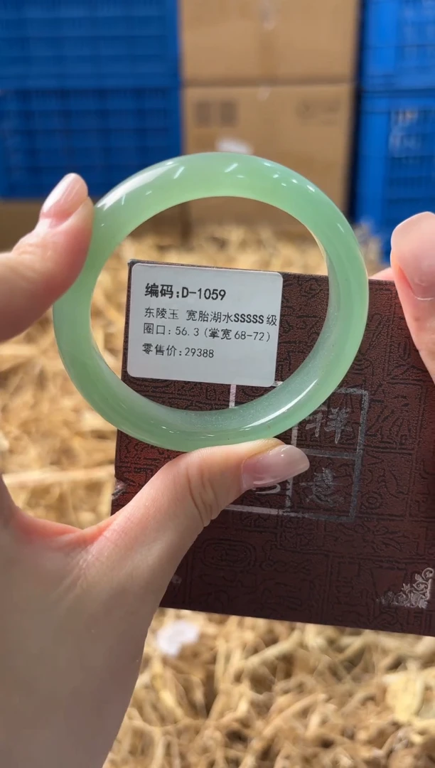 未镶嵌手镯石英质玉D-1059