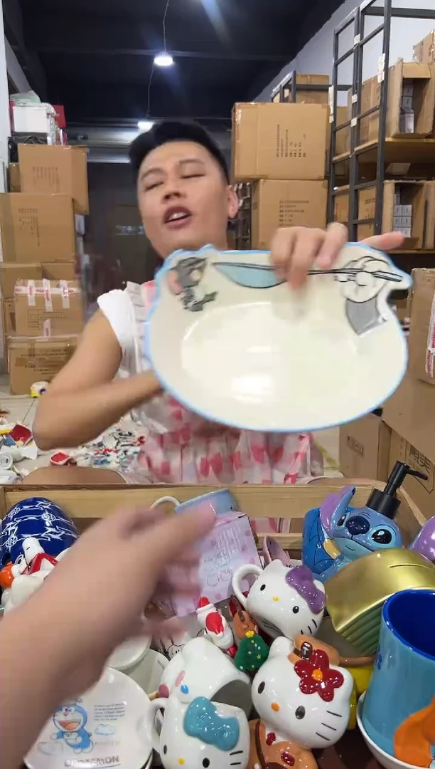 瓷片原盒泰菲餐盘