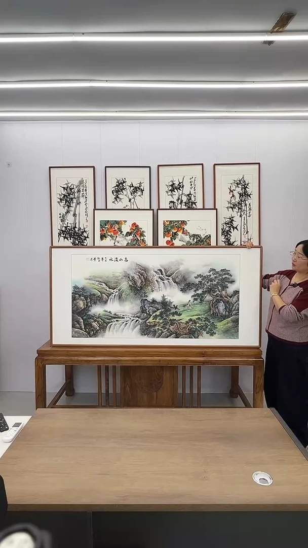 国画王业清  170*80 高山流水