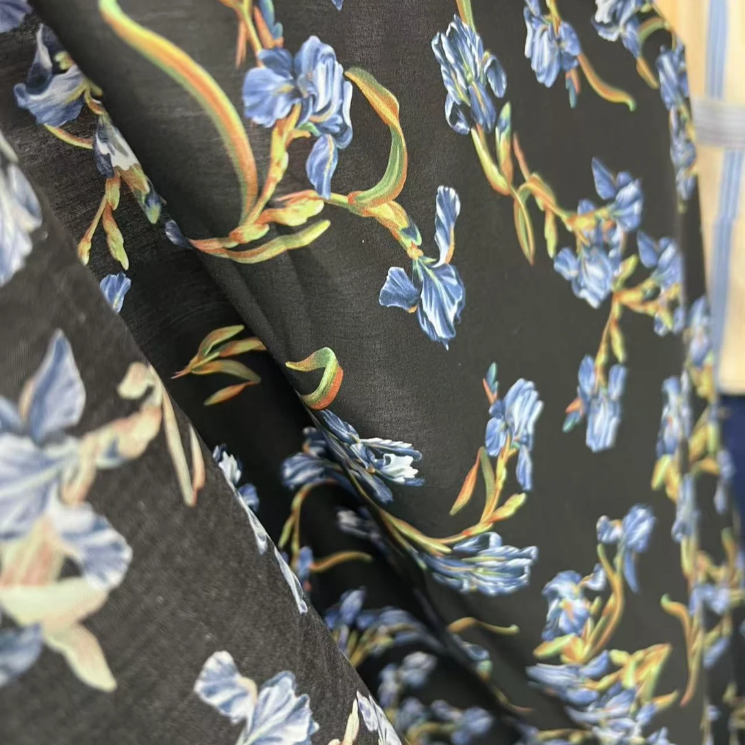 1MF法国鸢尾 英国品牌LIBERTY FRENCH IRIS Tana lawn棉布宽136CM