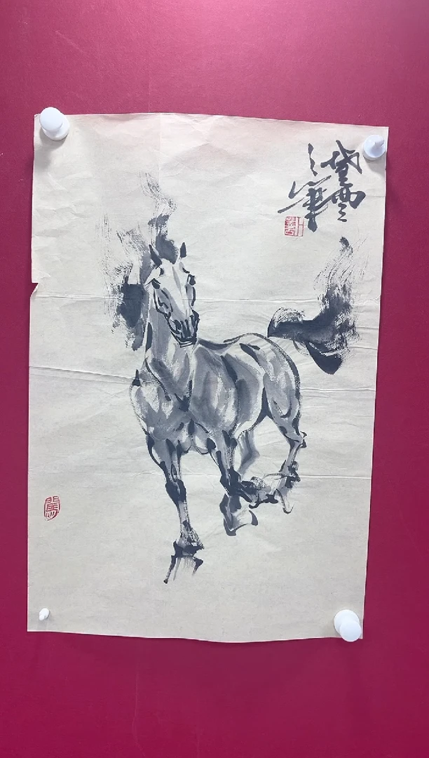 国画卜登云老师开三