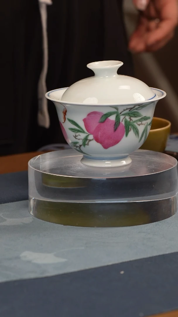 盖碗瓷徐传贵【福寿双全】