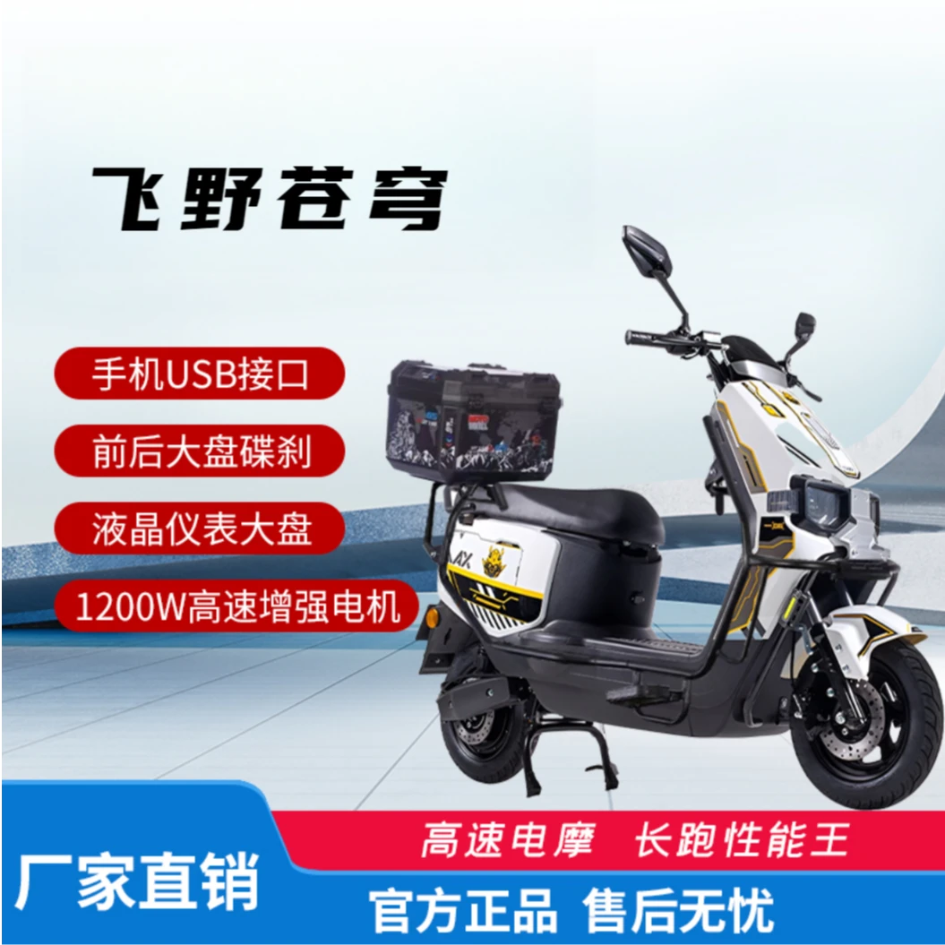 飞野苍穹机甲大功率家用外卖电动摩托车高速电摩护杠|2