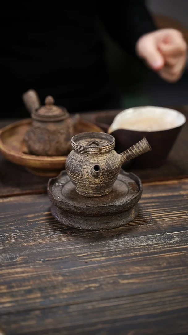 全手工制作 南蛮侧把壶