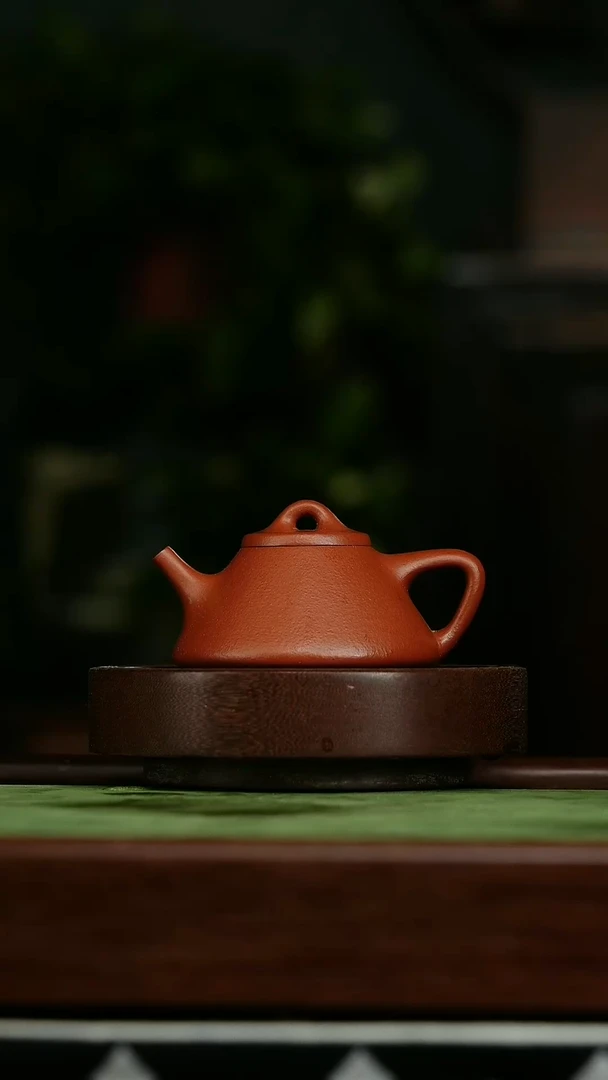 茶壶紫砂西****儿t74朱泥石瓢