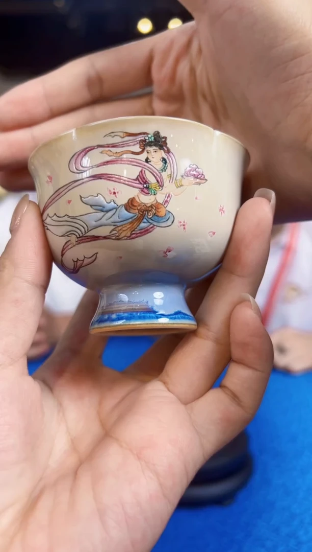 杯子景德镇陶瓷北京工美金作工坊342