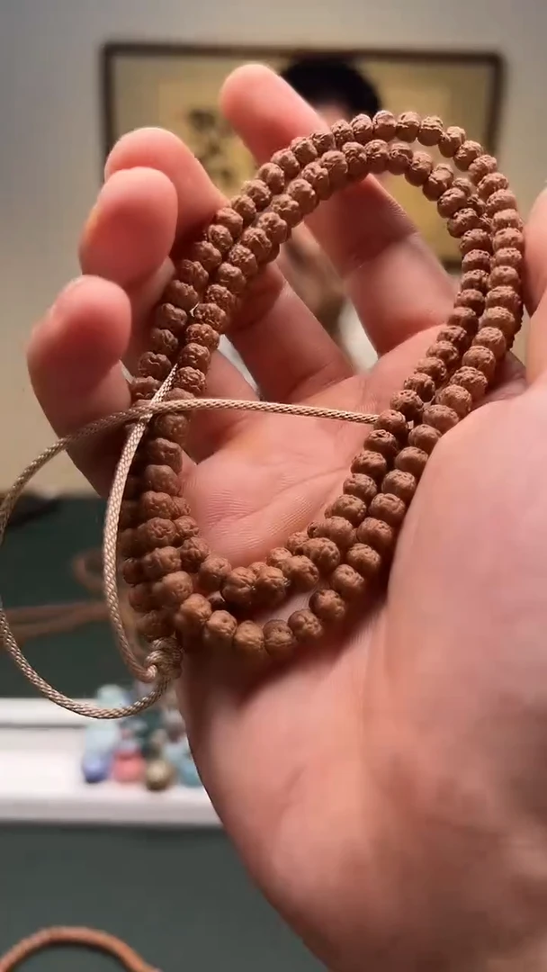 手串金刚菩提6mm+原皮原色精挑矮桩五爪金龙佛手多圈