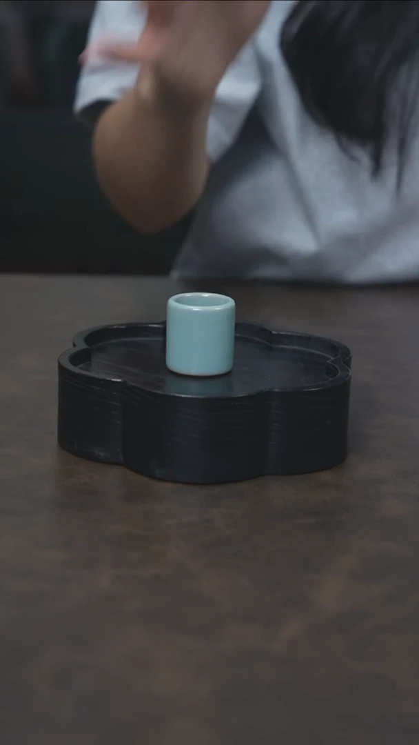 扳指盖置 汝瓷 （拾汝）（天青）