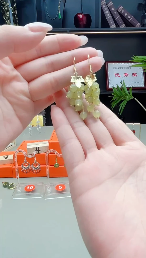 未镶嵌东陵石耳饰229