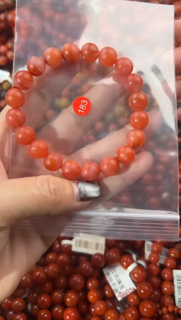未镶嵌手串南红玛瑙8+