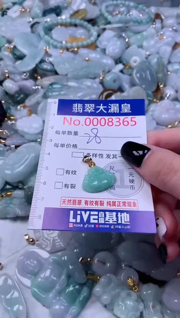 颈饰未镶嵌翡翠8365
