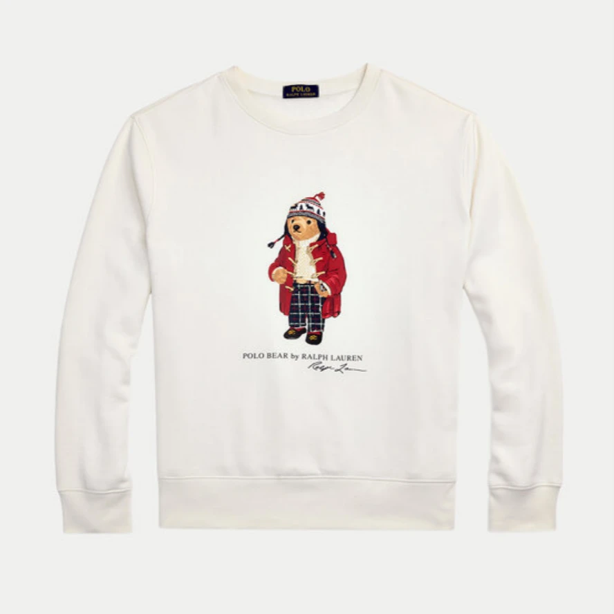 未使用 Ralph Lauren/拉夫劳伦 现货 断码特价品小熊卫衣 WY0006