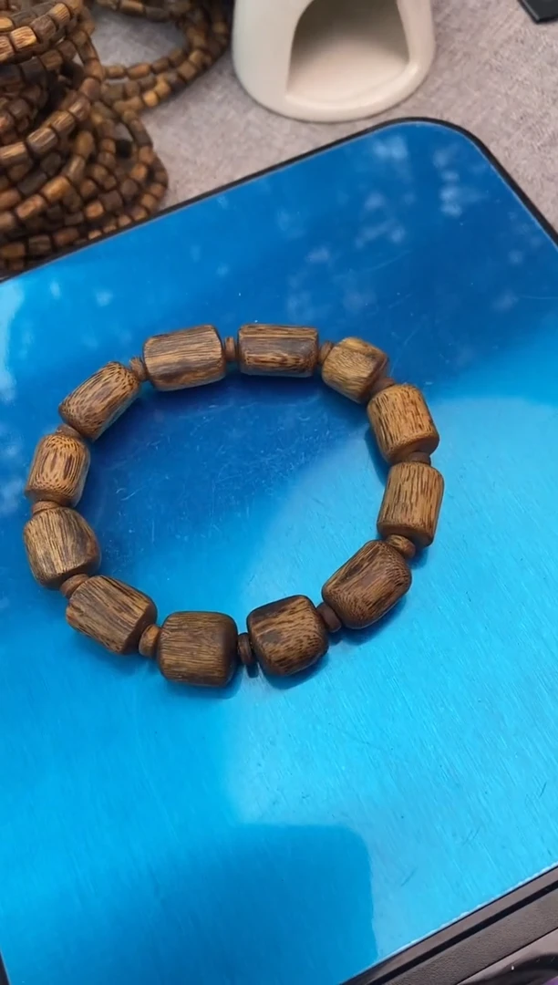 【闪购商品】沉香手串随型桶隔珠单圈棋楠手串#15多样性发一