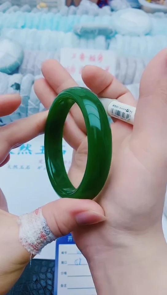未镶嵌手镯石英质玉w120+58-59