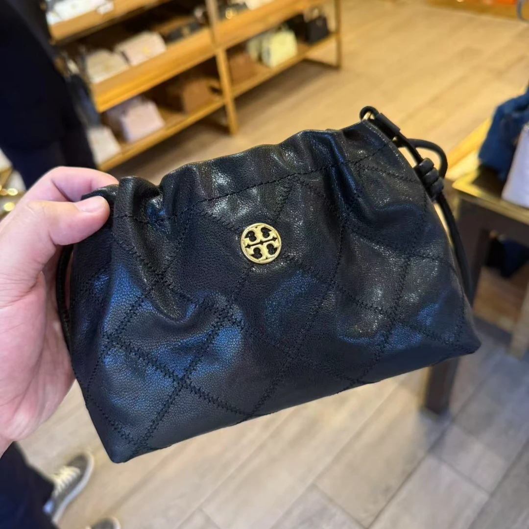 【预售】ToryBurch/汤丽柏琦店内现采willa垃圾袋女士单肩包164398