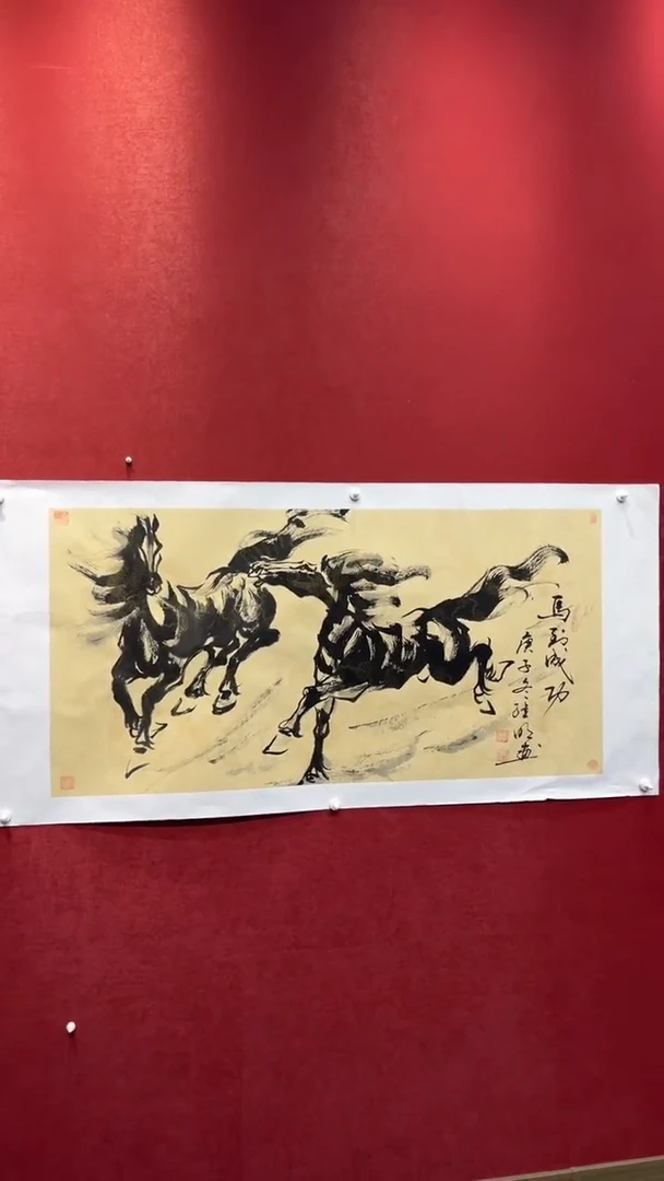 国画老师现场创作 33