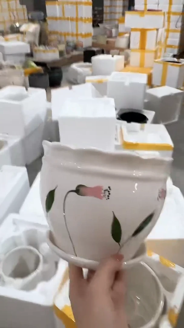 高温陶瓷花盆+E1