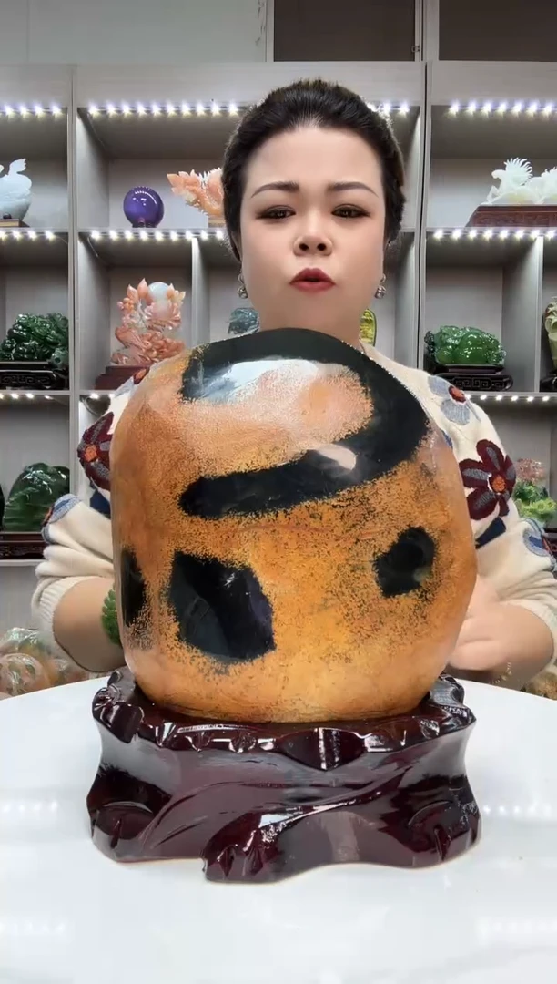 石材天然摆件居家办公博古架