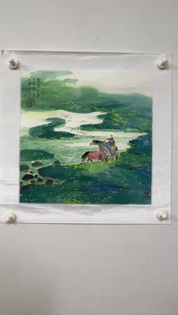 国画HT-1平尺-山水国画