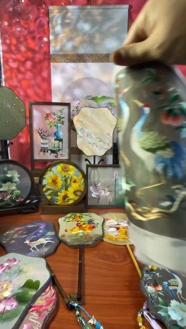 织绣啦*苏绣绣片苏绣两张