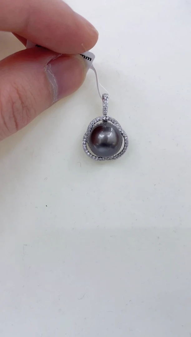 银S925镶嵌颈饰海水珍珠