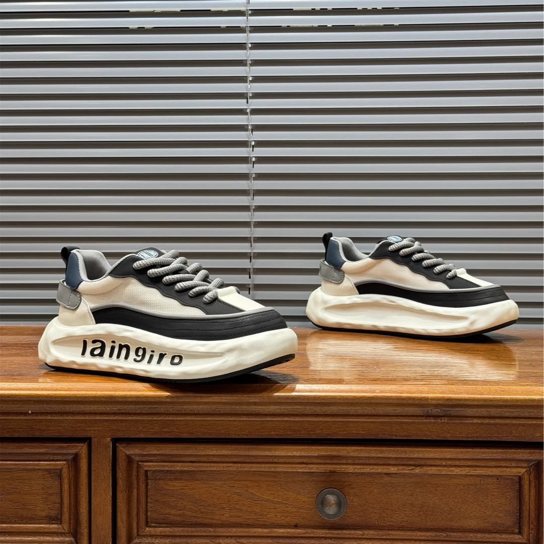 2025春季新款时尚百搭潮流轻奢高端软底耐磨休闲男鞋（标准码数）