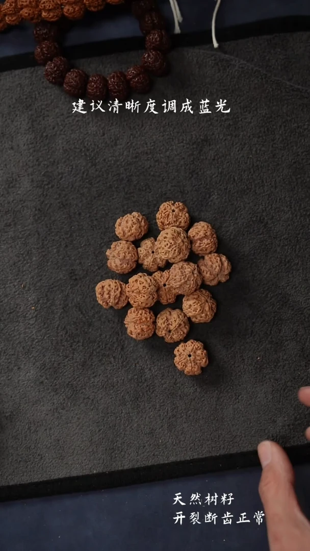 【闪购商品】金刚菩提手串小吕一号原生态超头23.588