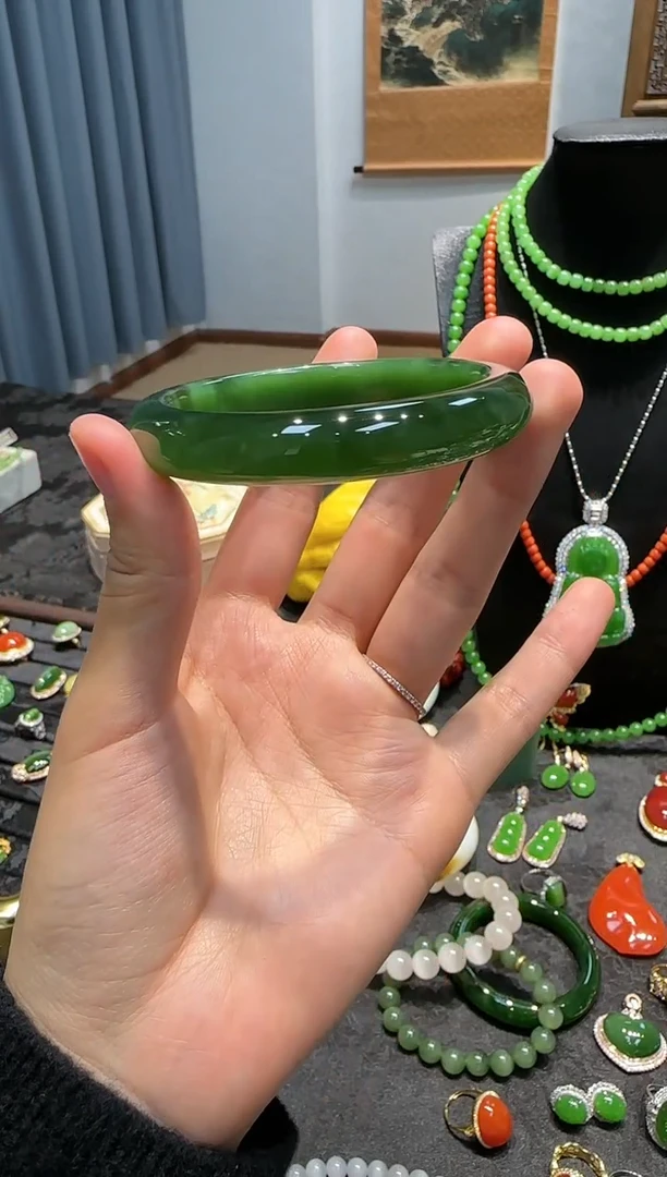 未镶嵌手镯和田玉58