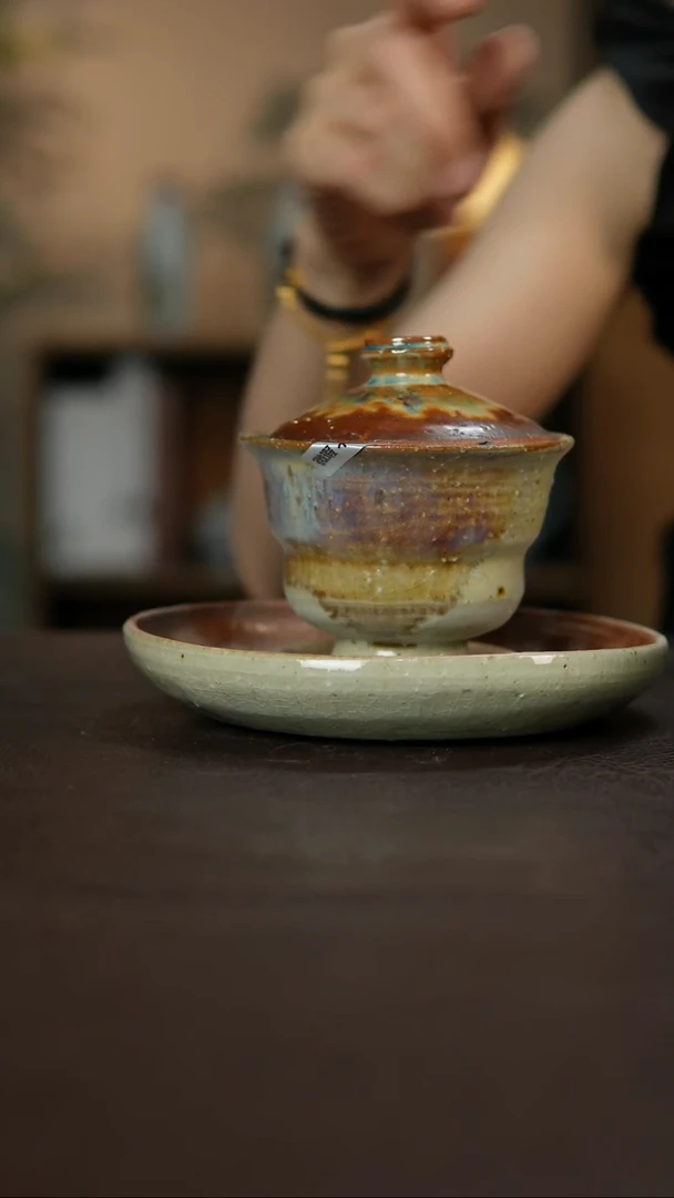 杯景德柴烧手作多人瑕疵