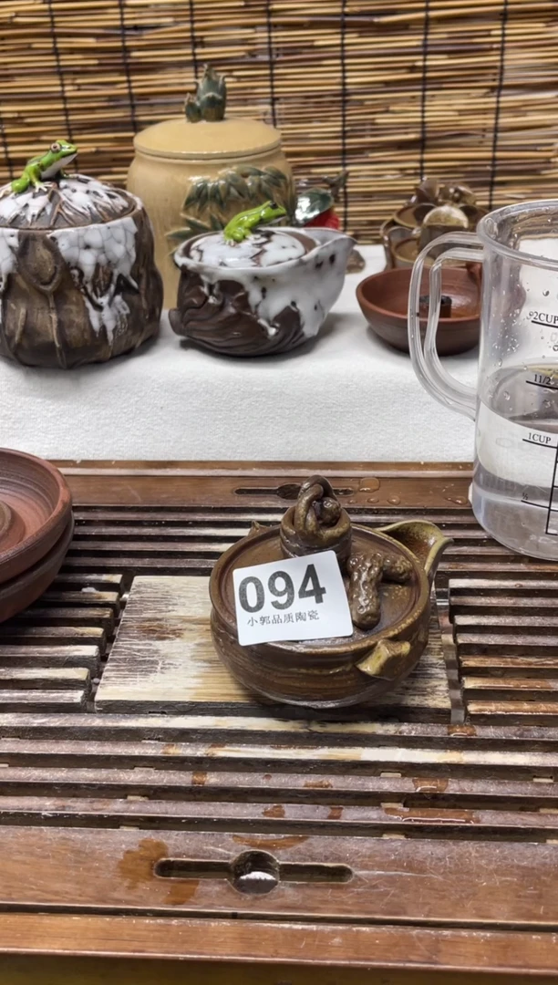 【闪购商品】杯094精美粗陶手工柴烧