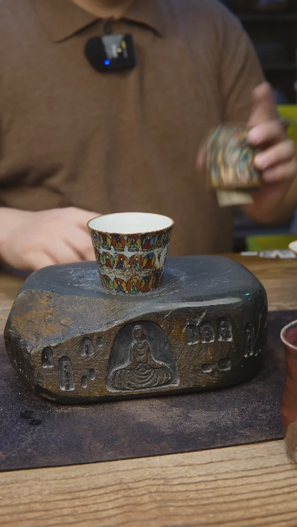 甘石陶艺青花手绘308