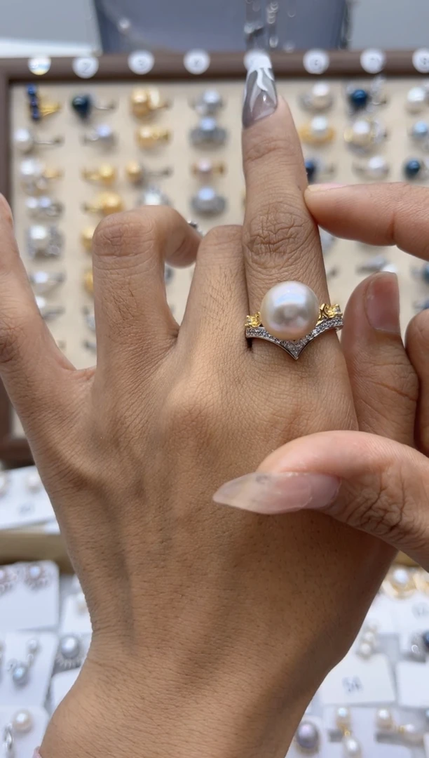 【闪购商品】淡水珍珠戒指合金0.0