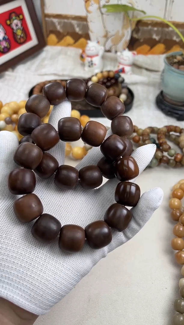 手串菩提根/象牙果a748 卡20 干磨瑕疵