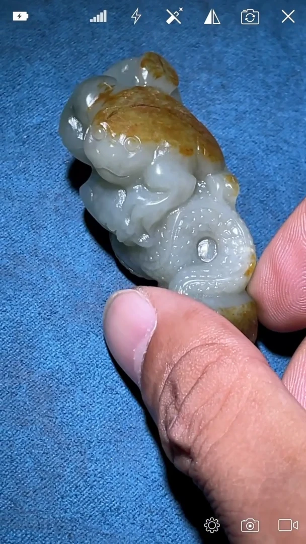 未镶嵌和田玉把件FY 腰缠万贯手捻