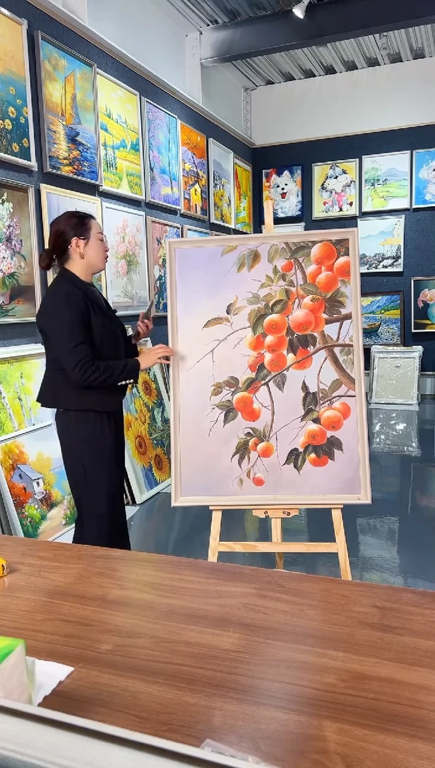 【闪购商品】油画70号 70*100 事事如意-手绘油画