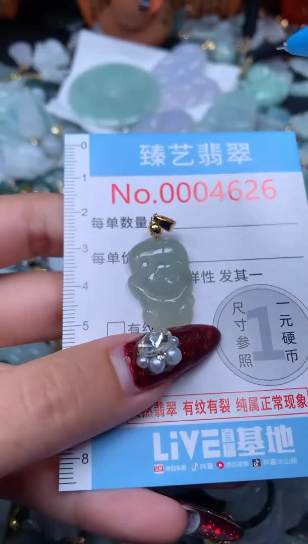 颈饰未镶嵌翡翠4626