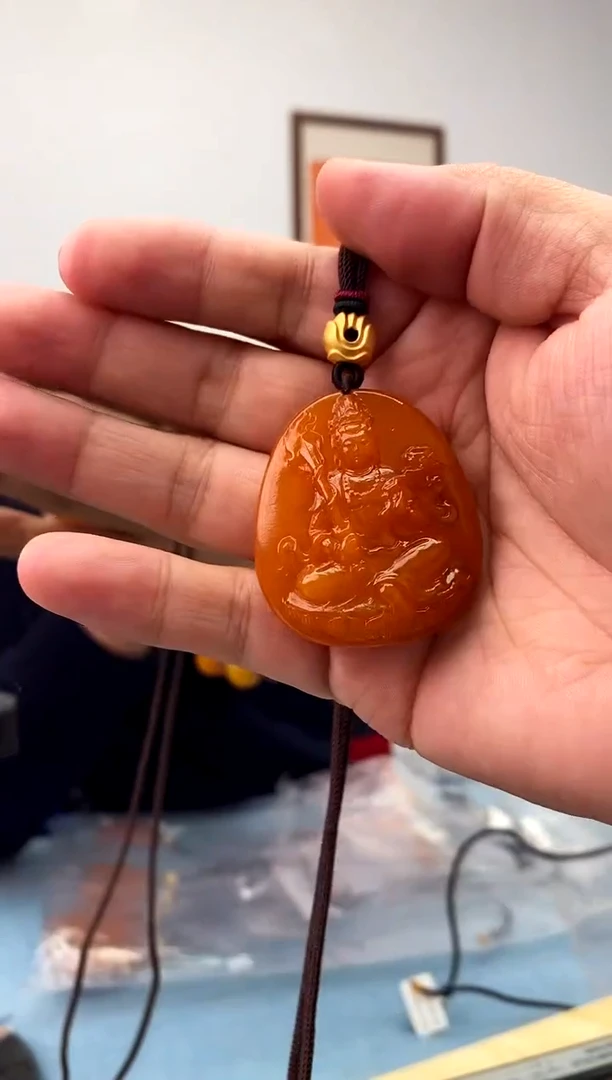 未镶嵌蜜蜡珠宝奇石假一罚十虚空藏发一件013