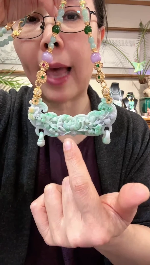 【闪购商品】翡翠颈饰未镶嵌国风