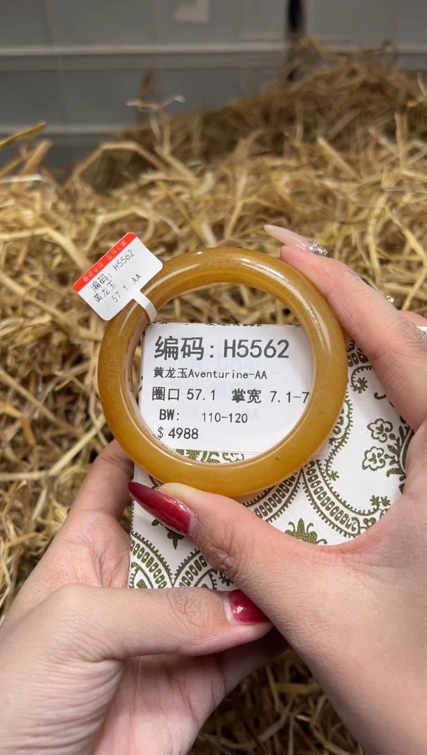 未镶嵌手镯石英质玉H5562
