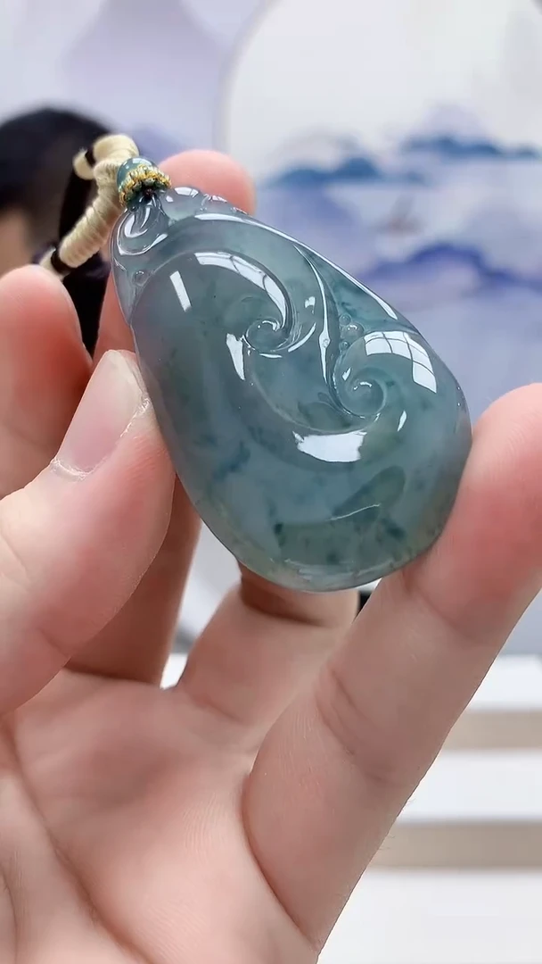 未镶嵌定制翡翠4898bb-毛货挂件31