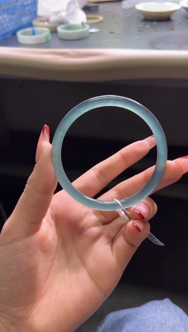 未镶嵌手镯定制翡翠59-60「定制不退不换」