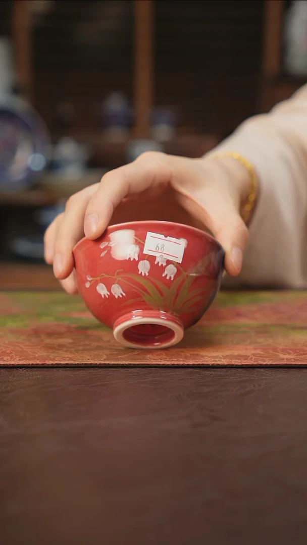 杯景德镇陶瓷杯碗柴烧多人