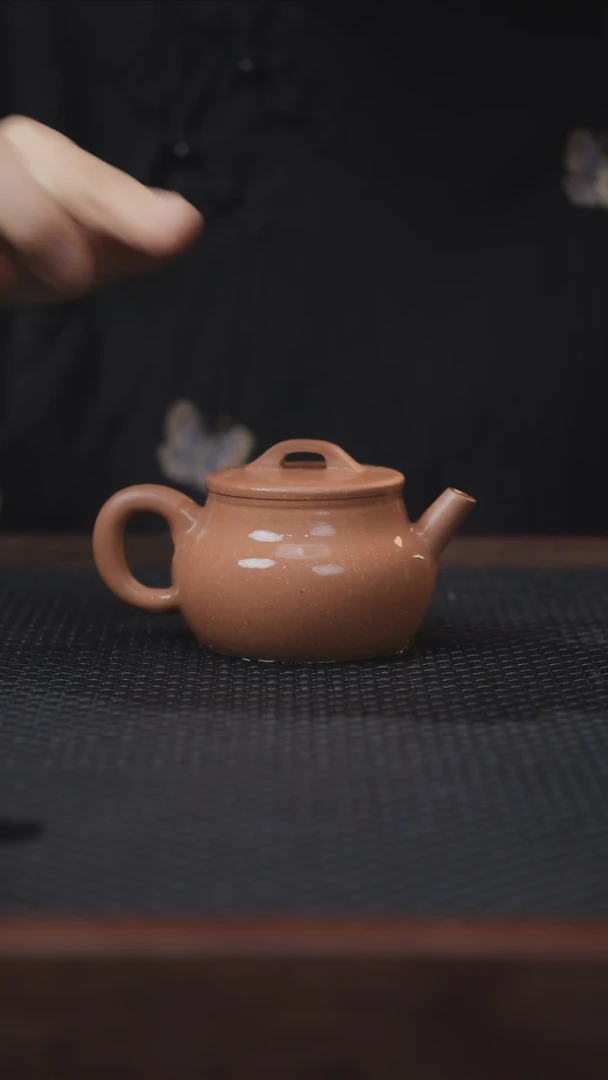 茶壶紫砂九孔柴烧精品紫砂6.6-024