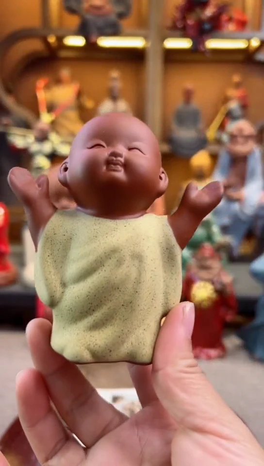 紫砂茶宠器闵茶宠摆件