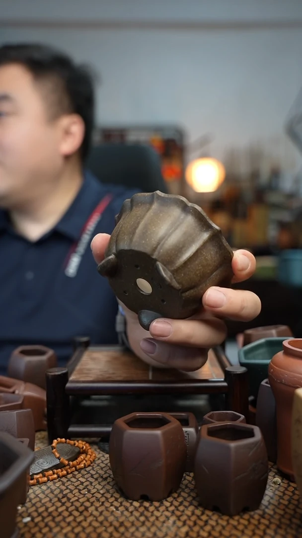 紫砂花盆長木軒精品紫砂