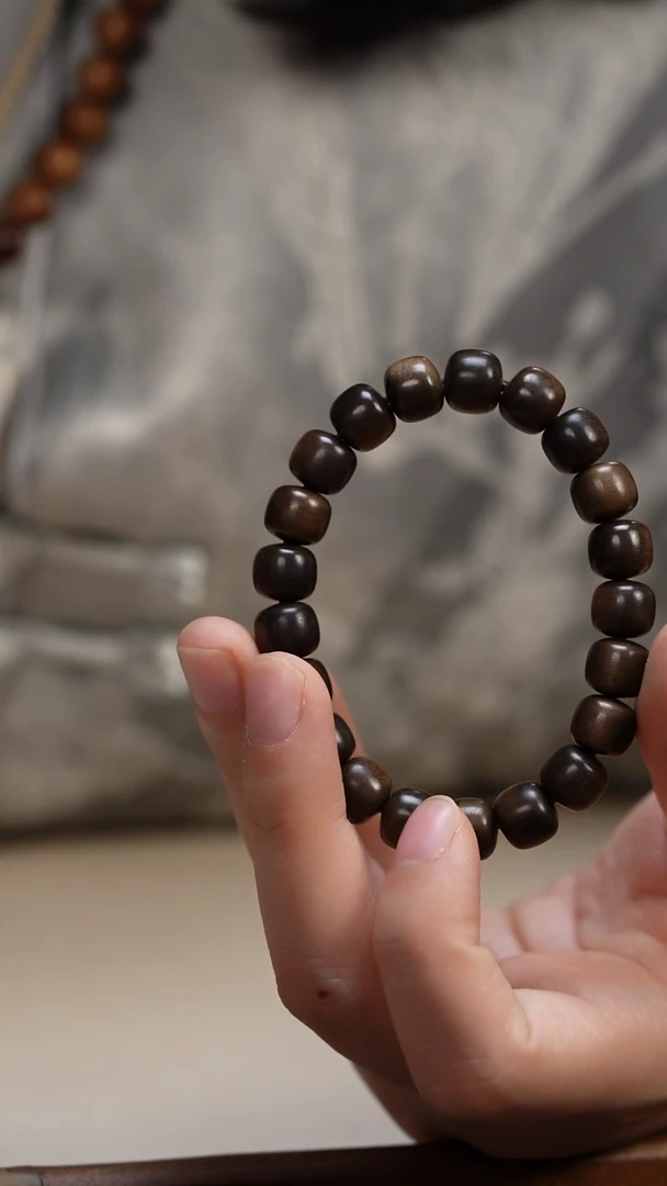 檀香木手串/手链阴沉老山檀香9*10老型多样式发其一
