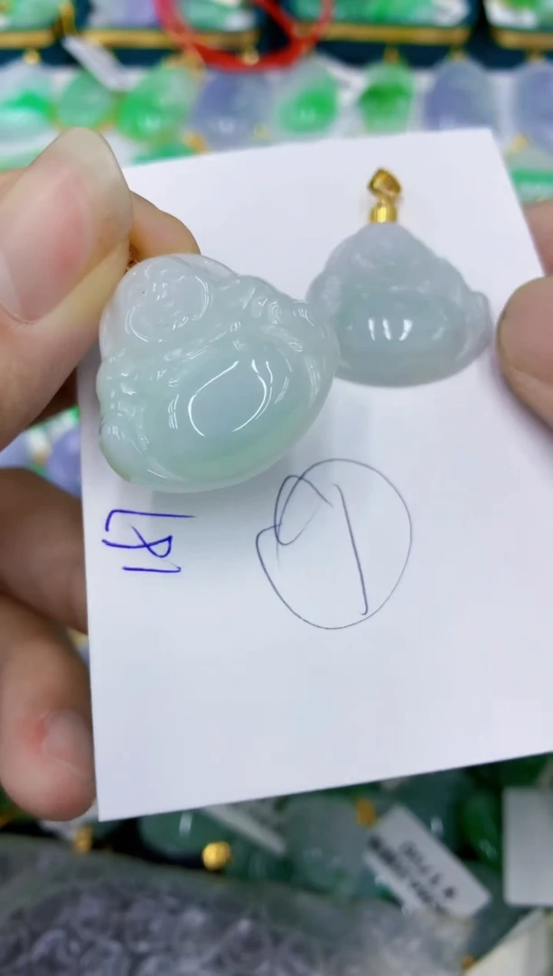 翡翠未镶嵌颈饰1111111111多样性发其一