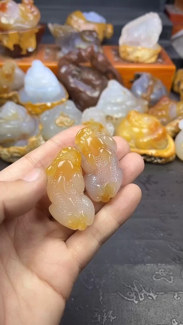 【闪购商品】玛瑙/玉髓吊坠未镶嵌1